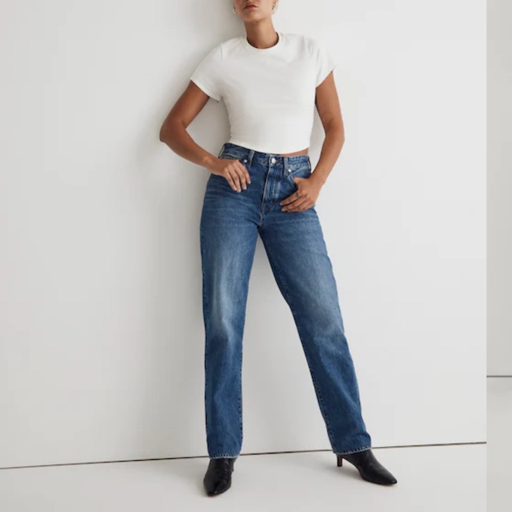Madewell Curvy Low Slung Straight